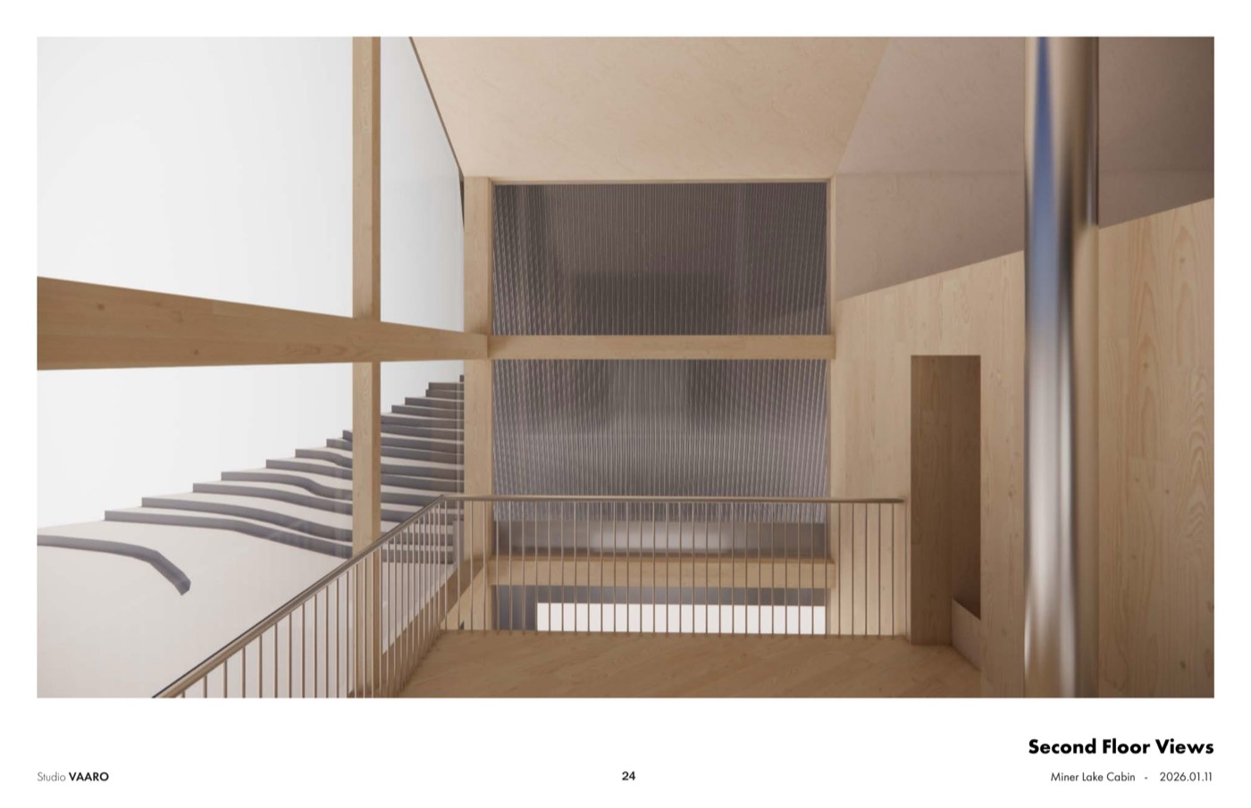 Red Oak Lodge interior layout for large gatherings